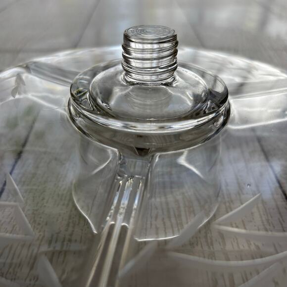 Top Part of Glass Divided Relish Tray – Replacement Piece - Picture 5 of 6